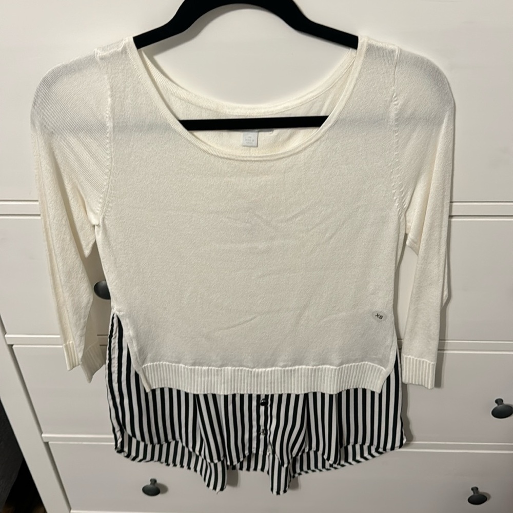 Layered sweater / top